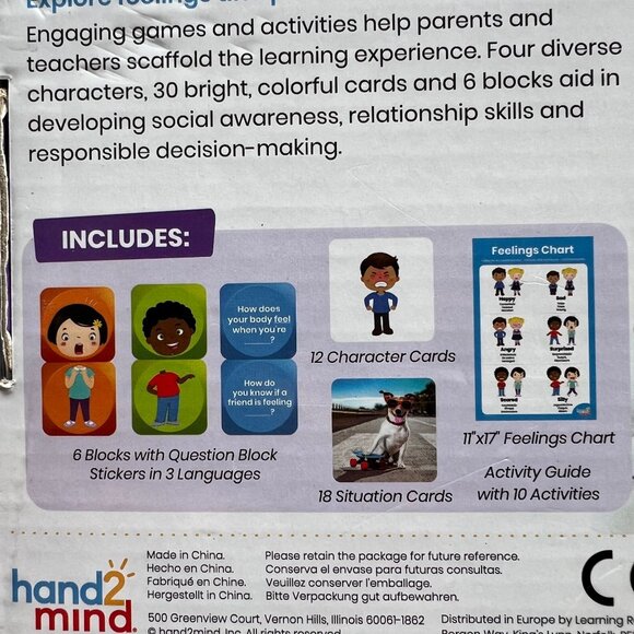 Hand2mind Learn About Feelings Activity Set Multicolor OS - Picture 12 of 13
